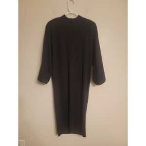 Alaia Paris Womens 100% Wool Dress Black XL